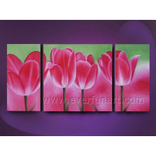 Whoesale Beautiful Oil Painting of Flower on Canvas (FL3-190)